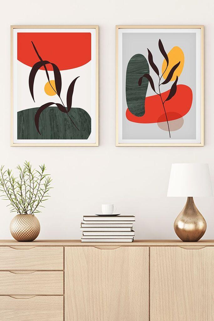 Wallity Uramljena slika Huhu45, 20x30 cm , 2 dela