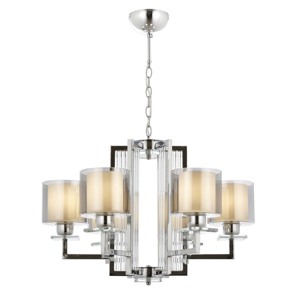 Opviq Luster Av-4285-6K, 90 cm, Crno-srebrne boje
