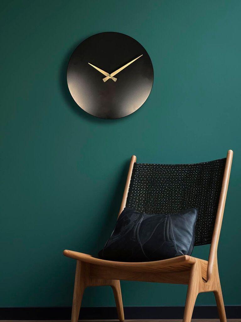 Wallity Zidni sat 35Sivmet, 35x35 cm, Crni