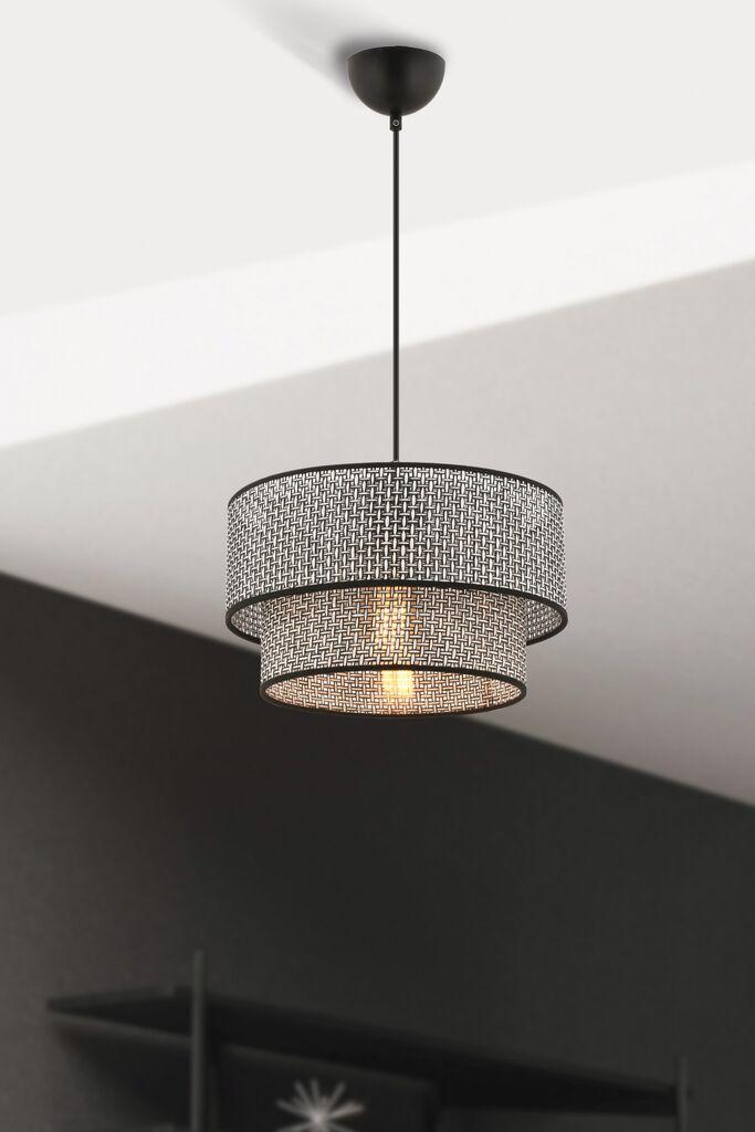 Opviq Luster Echo, 30x30cm, Crni