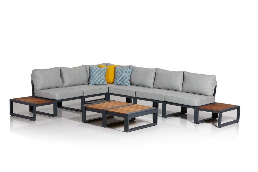 Hanah Home Set baštenskog nameštaja Lapuarta 1, Sivi