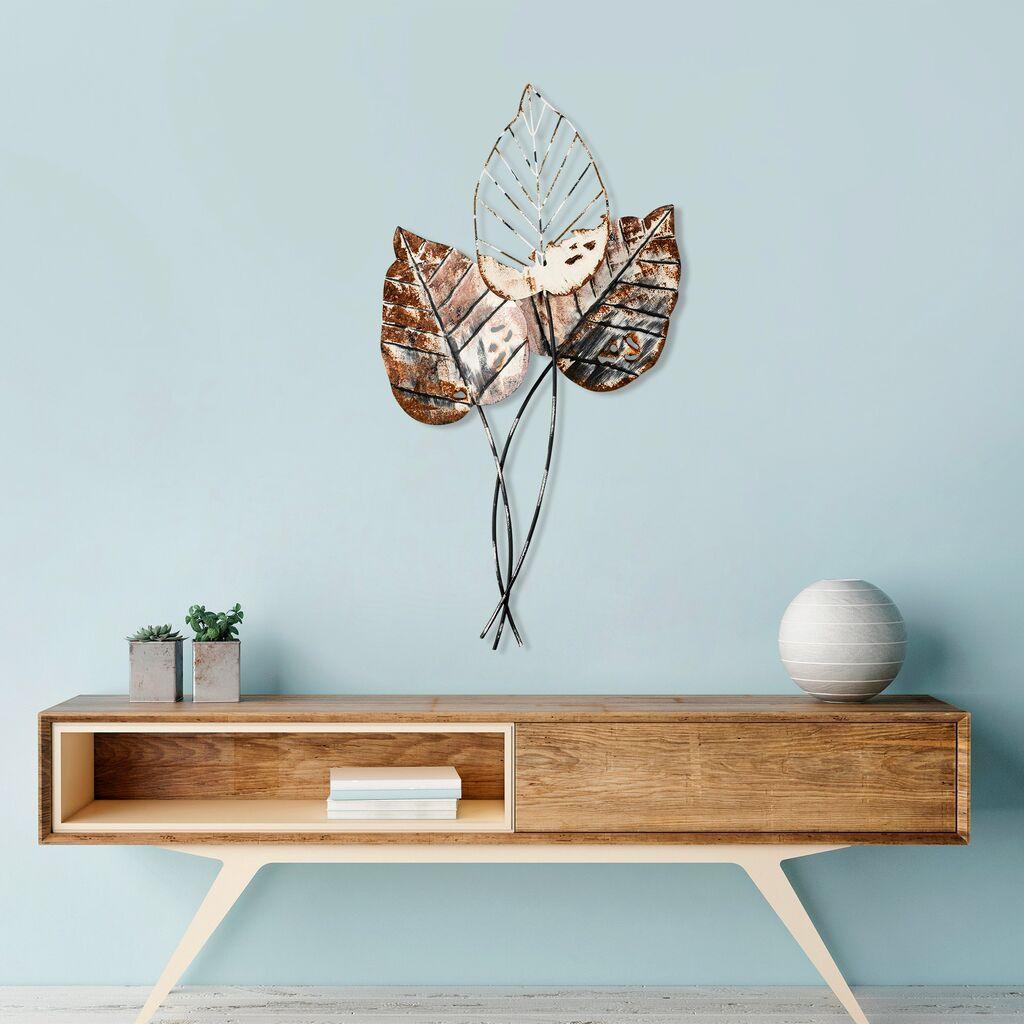 Wallity Zidna dekoracija Fall 1, 45x85 cm, Braon-crna