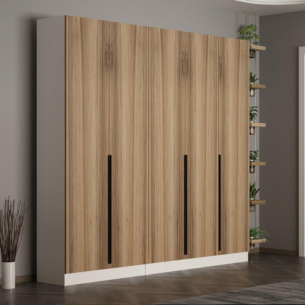 Hanah Home Ormar Noah-8278, 225x210x35 cm, Boje hrasta
