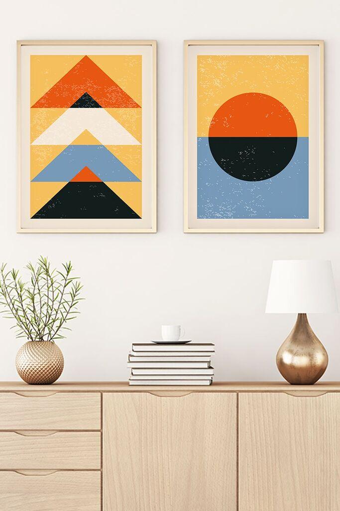 Wallity Uramljena slika Huhu16, 35x50 cm , 2 dela