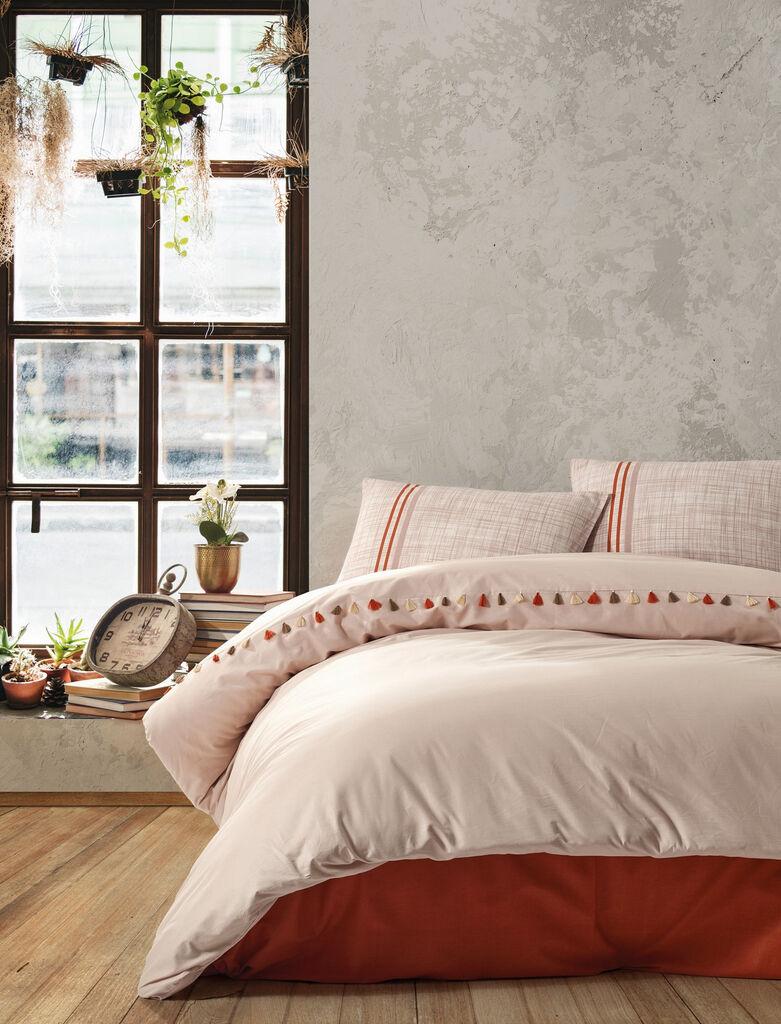 L'essentiel Maison Komplet posteljine Merri, 160x220cm, Roze