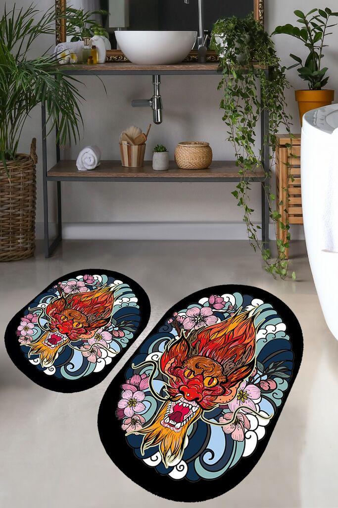 L'essentiel Maison Set 2 prostirke za kupatilo Šareni