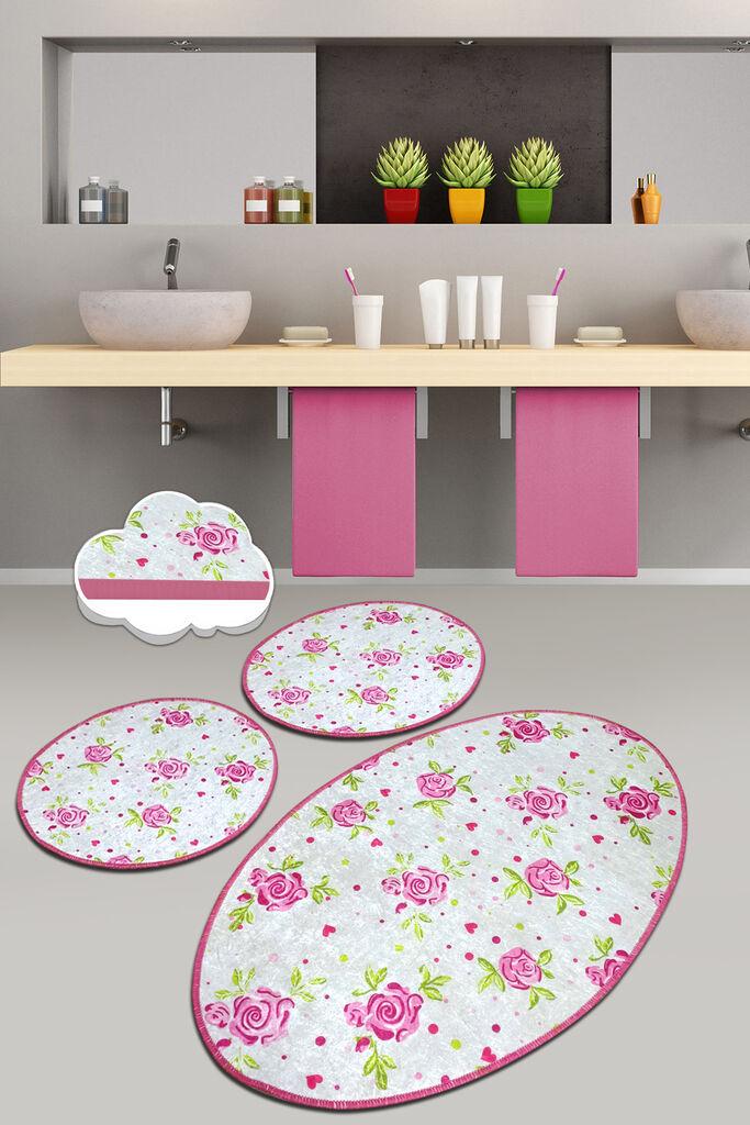 L'essentiel Maison Kupatilski otirač Frezya 1, 3 komada, Roze