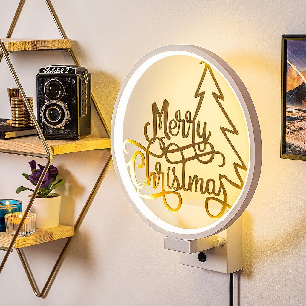 Opviq Zidna lampa, Belo-Zlatna