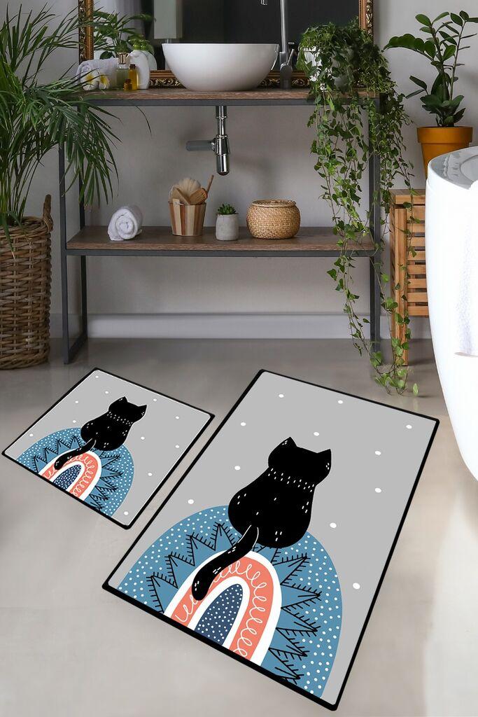 L'essentiel Maison Set 2 prostirke za kupatilo Šareni