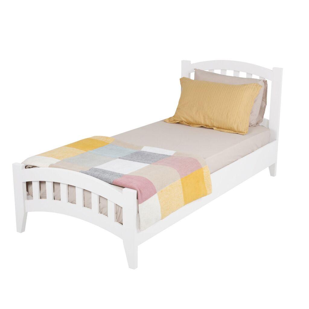 Hanah Home Ram za krevet Lrya, 90x190 cm, Beli