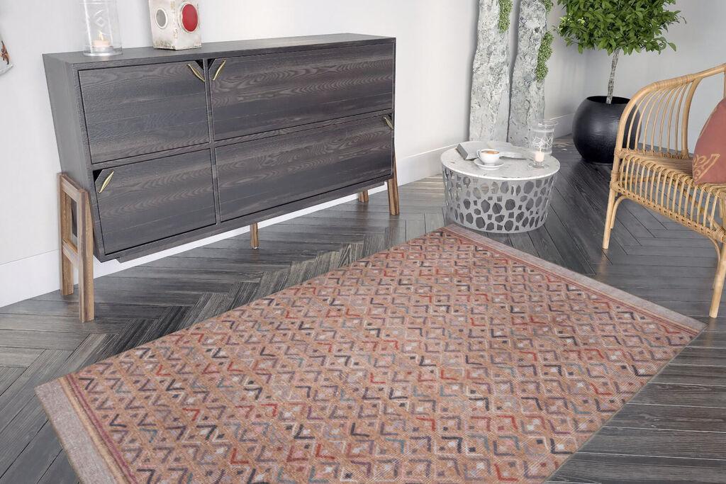 Conceptum Hypnose Tepih Funk Chenille 106, 75x230cm, Braon