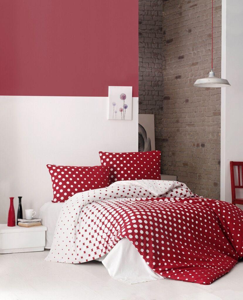 L'essentiel Maison Komplet posteljine Puanline, 160x220cm, Crvena