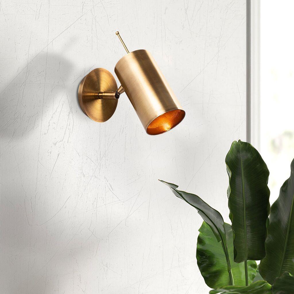Opviq Kem 6382 Zidna lampa, Bronza