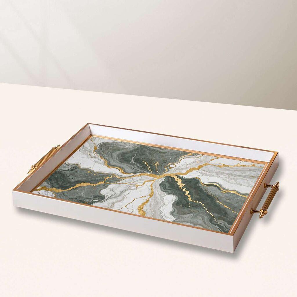 Aberto Design Poslužavnik TPB10014 50 x 29 x 3.5 cm, Šareni