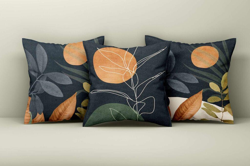 Aberto Design Set dekorativnih jastučnica Asr_plw25-36, 43x43 cm, 3 komada, Šarena