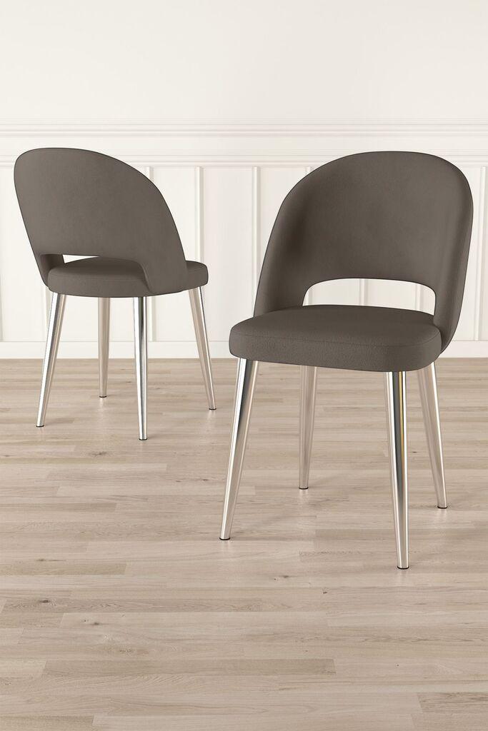 Hanah Home Set stolica Pane, 85x59x146 cm, 6 komada, Smeđe