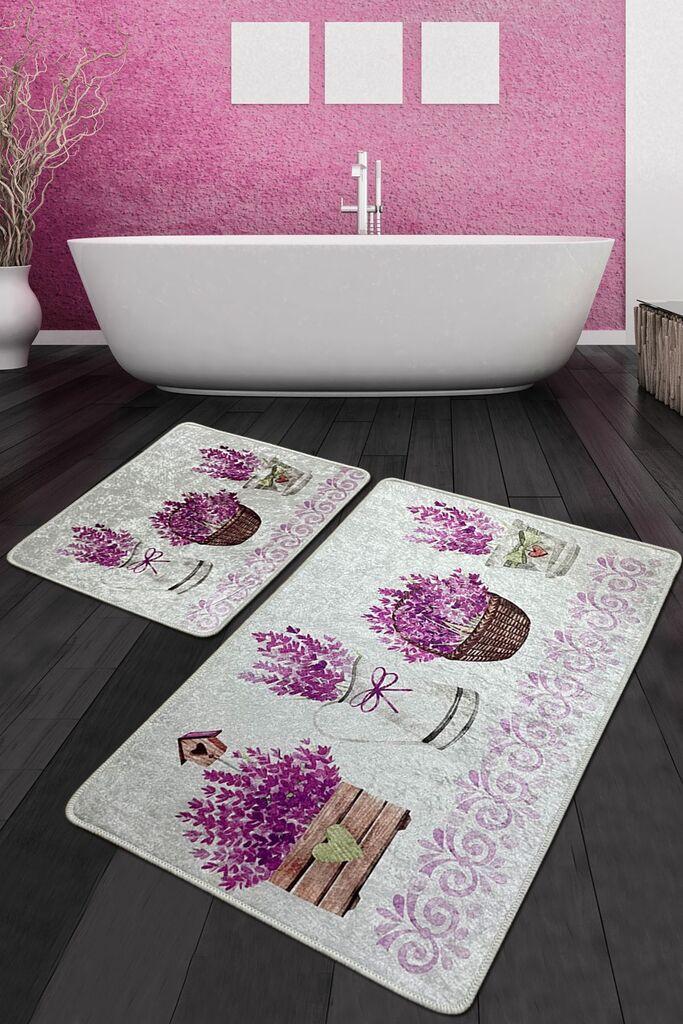 L'essentiel Maison Set 2 prostirke za kupatilo Šareni
