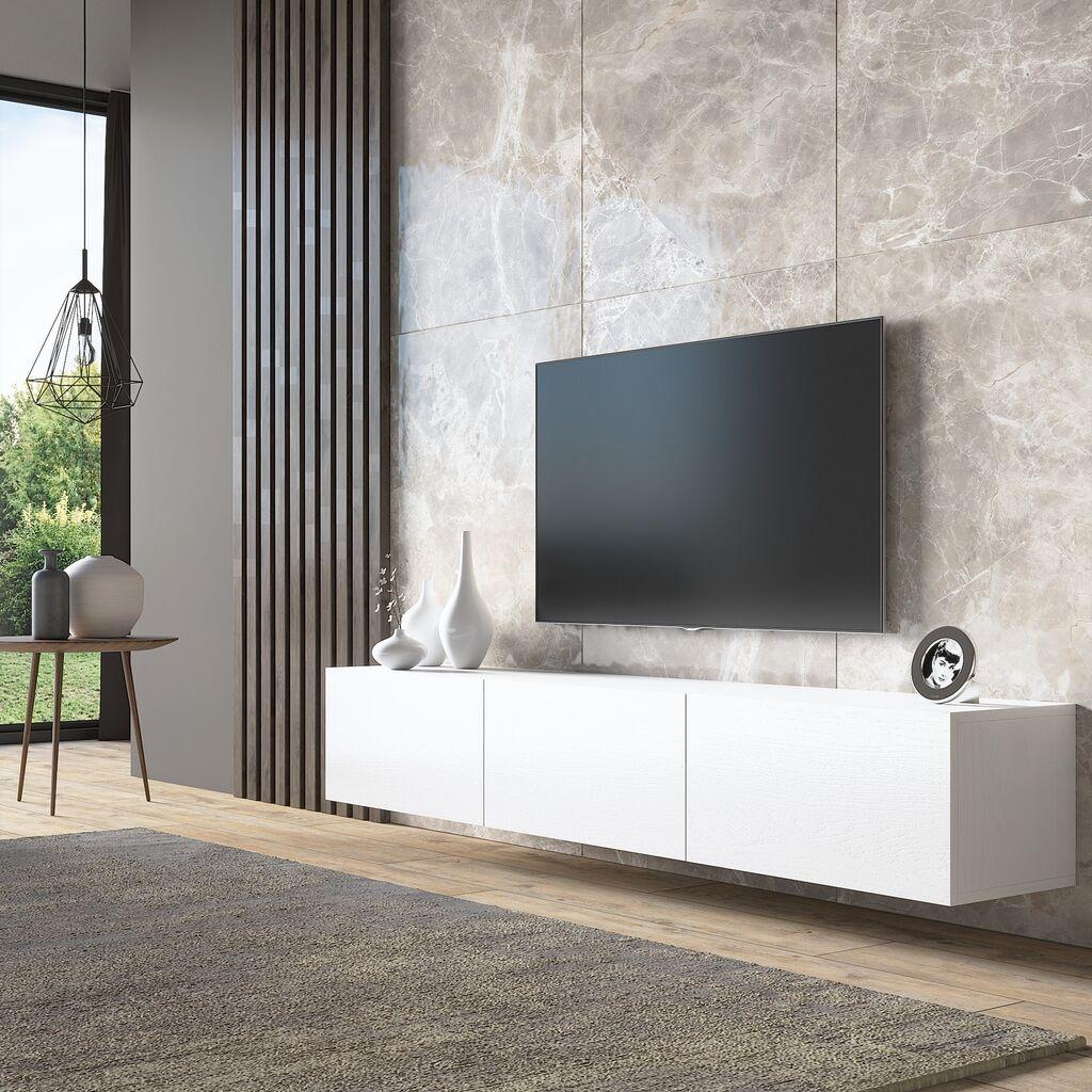 Hanah Home TV komoda FRN-12014, 180x30x32 cm, Bela
