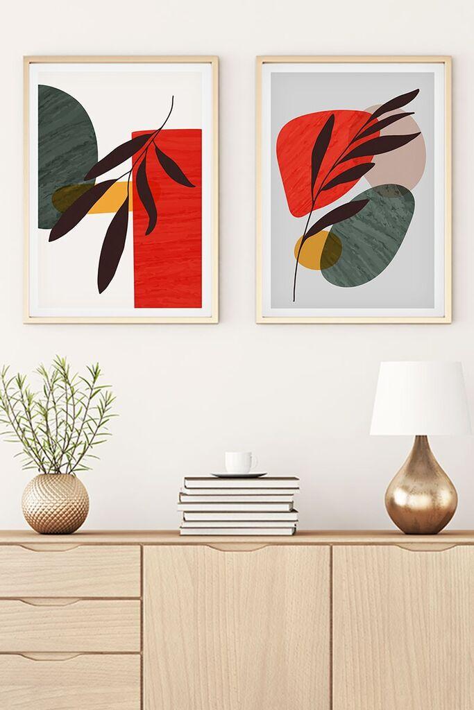 Wallity Uramljena slika Huhu44, 20x30 cm , 2 dela