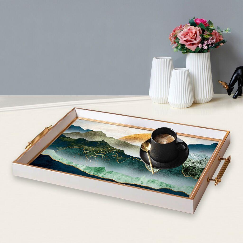 Aberto Design Poslužavnik TPB9870 50 x 29 x 3.5 cm, Šareni