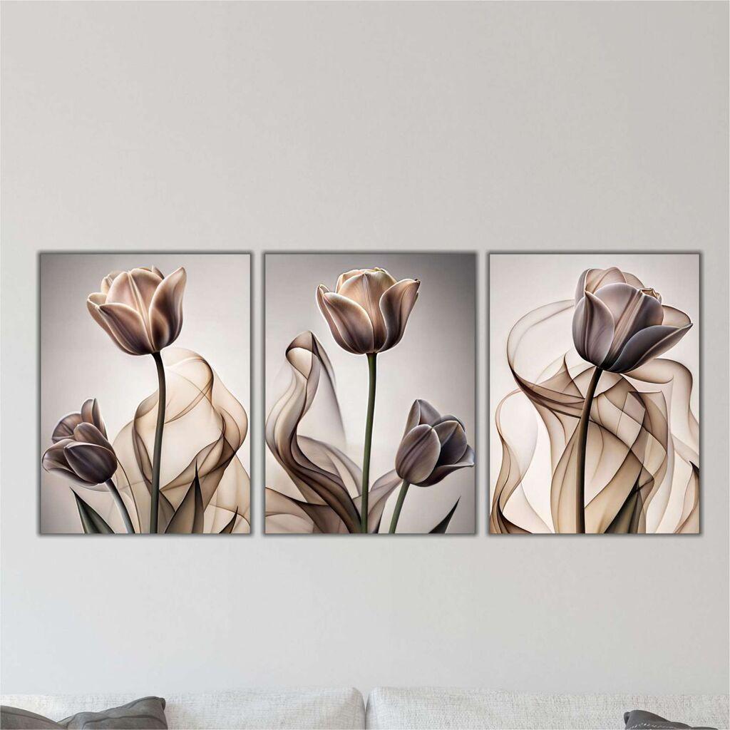 Wallity Slika Mdf-00109, 40x90 cm, 3 dela