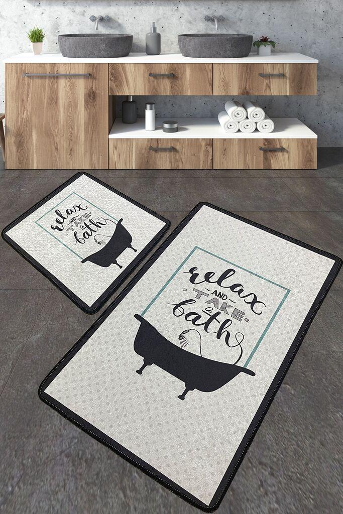L'essentiel Maison Set 2 prostirke za kupatilo Šareni