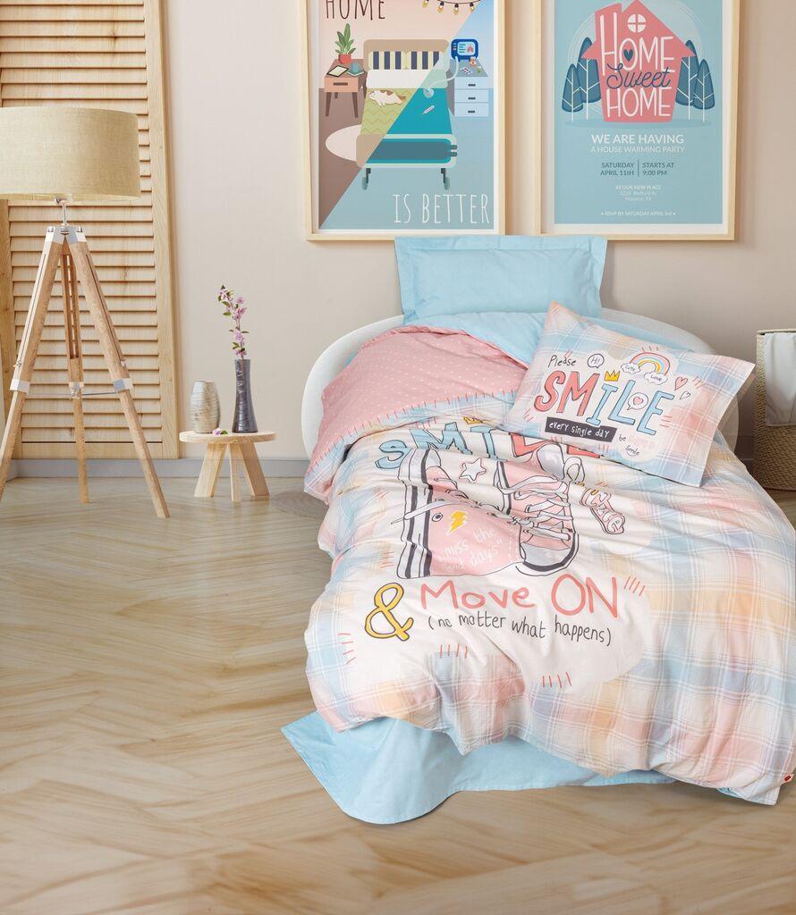 L'essentiel Maison  Set Single dečije posteljine Smile, 160x220 cm, Menta