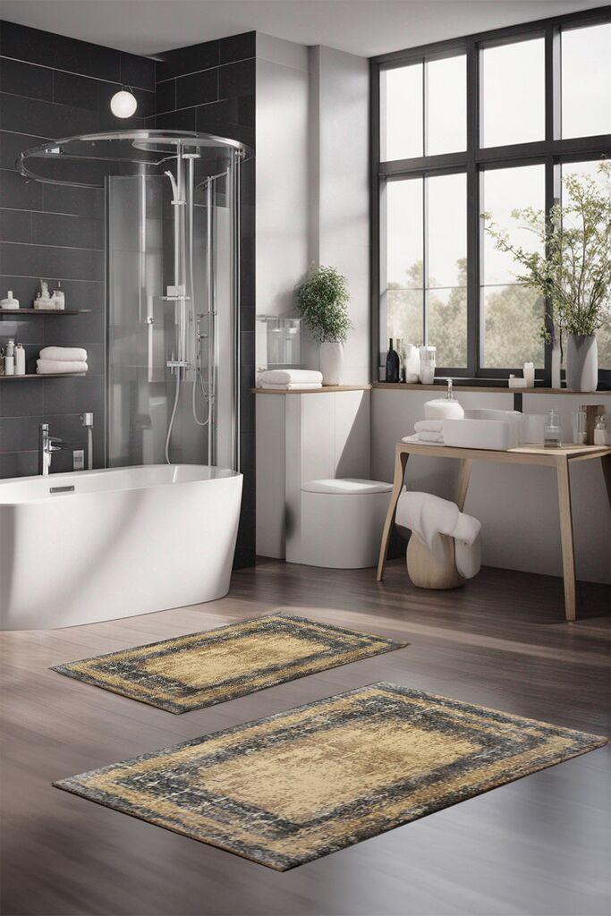 L'essentiel Maison Set prostirki za kupatilo CT-5083, 2 Komada, Šarena