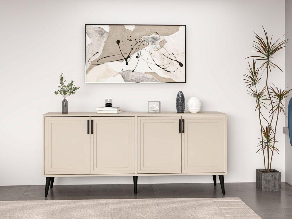 Hanah Home Konzola Prime, 180x81x45 cm, Bež