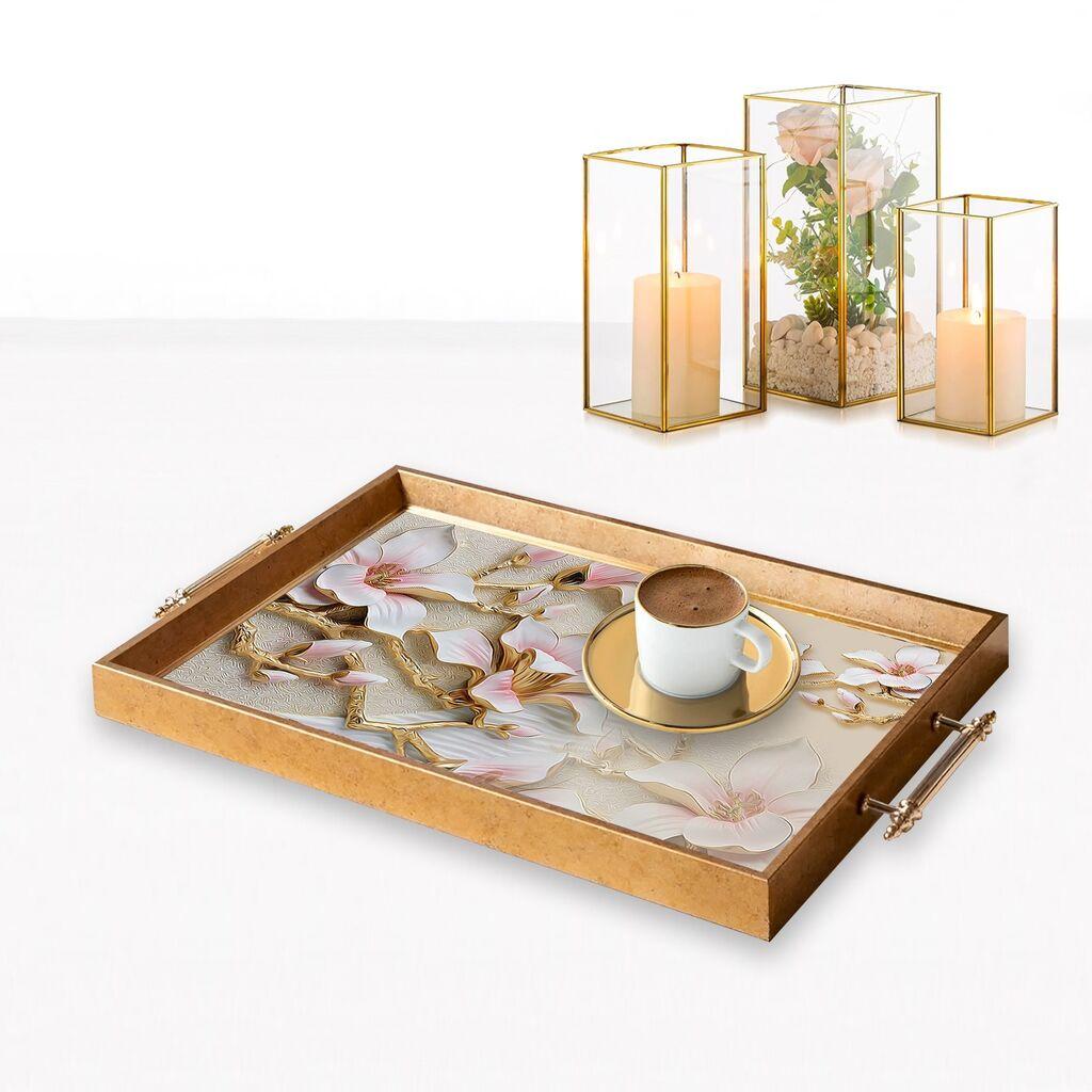 Aberto Design Poslužavnik TPEA9843 50 x 29 x 3.5 cm, Šareni