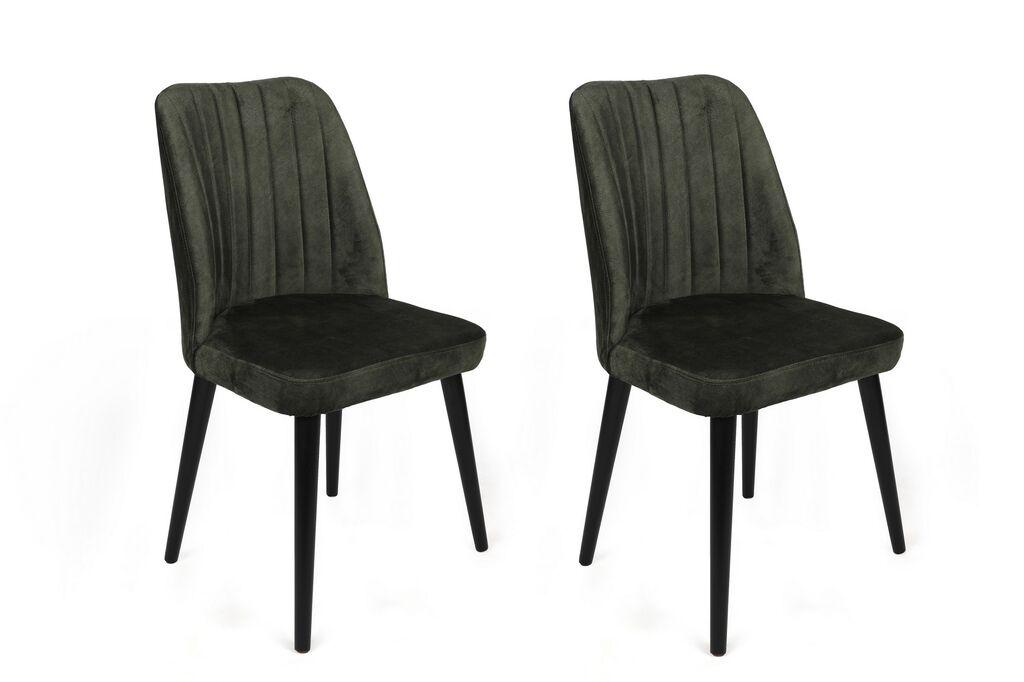 Hanah Home Set trpezarijskih stolica  Alfa 432 V2, 2 komada,  Zeleni