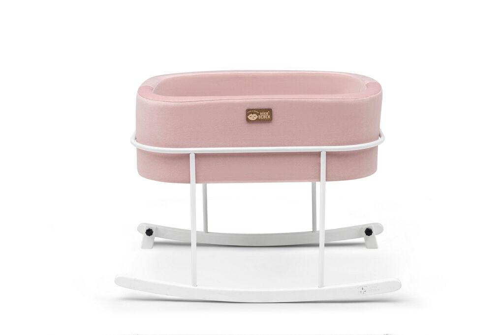 Hanah Home Kolevka Hier Metal, 90x70x58 cm, Roze-bela