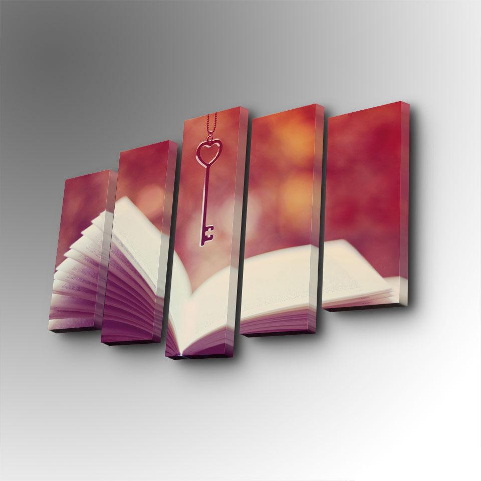 Wallity Slika 5PUC-156, 82 x 50 cm, 5 delova