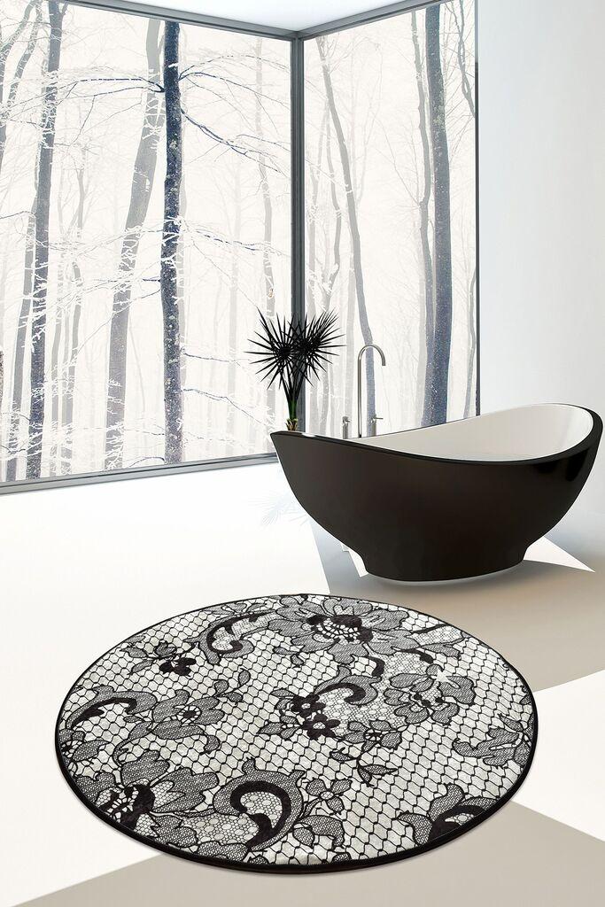 L'essentiel Maison Kupatilski otirač Lace, 100cm, Sivi