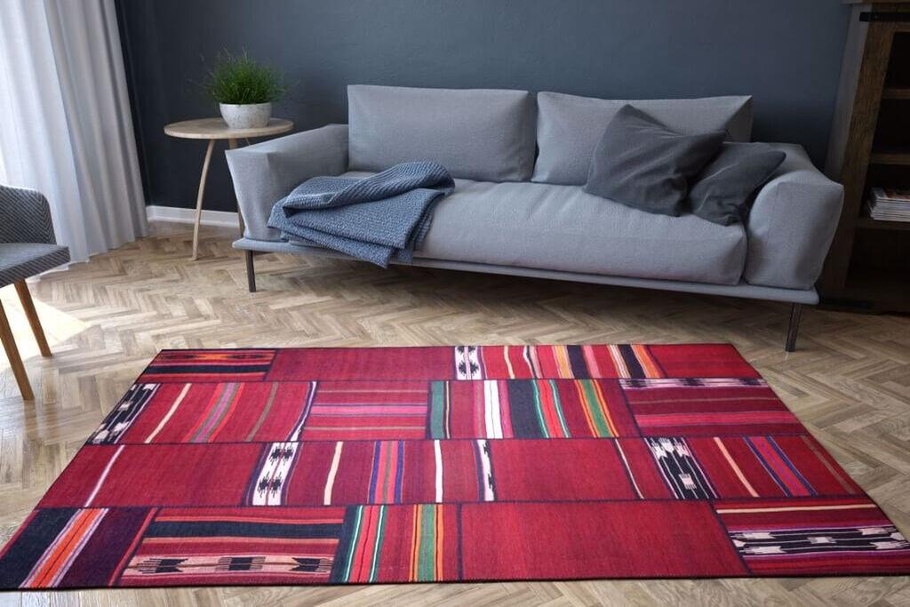 Conceptum Hypnose Tepih Jazz Chenille 51, 75x150cm, Crveni