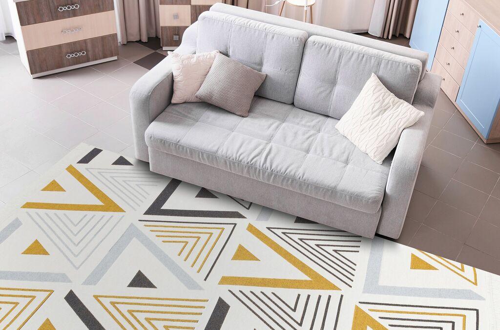 Conceptum Hypnose Tepih 80x150cm Žuto-Sivi