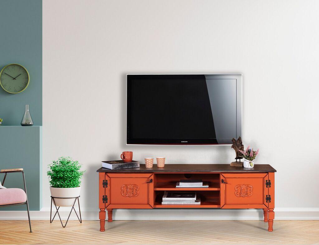 Hanah Home TV komoda Ada, 150x40x50 cm, Narandžasta