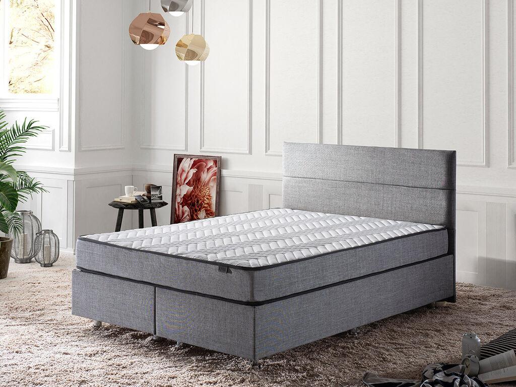 Hanah Home Francuski ležaj Silver, 150x100x200 cm, Sivi