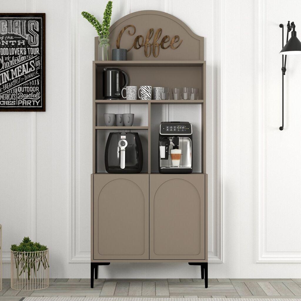 Hanah Home Kuhinjski ormar Lyon 80, Bež-crni