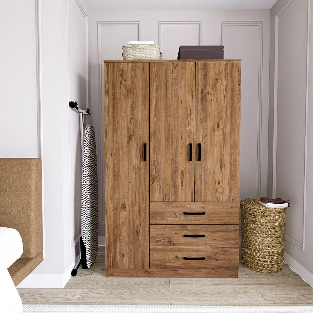 Hanah Home Garderober Easy 1600-56, 90x174.8x47 cm, Smeđi