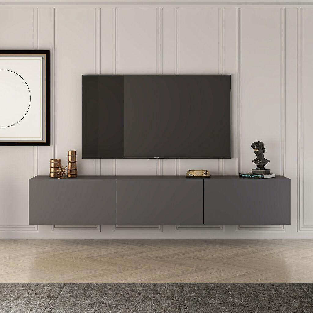 Hanah Home TV komoda West, 150x30x32 cm, Antracit