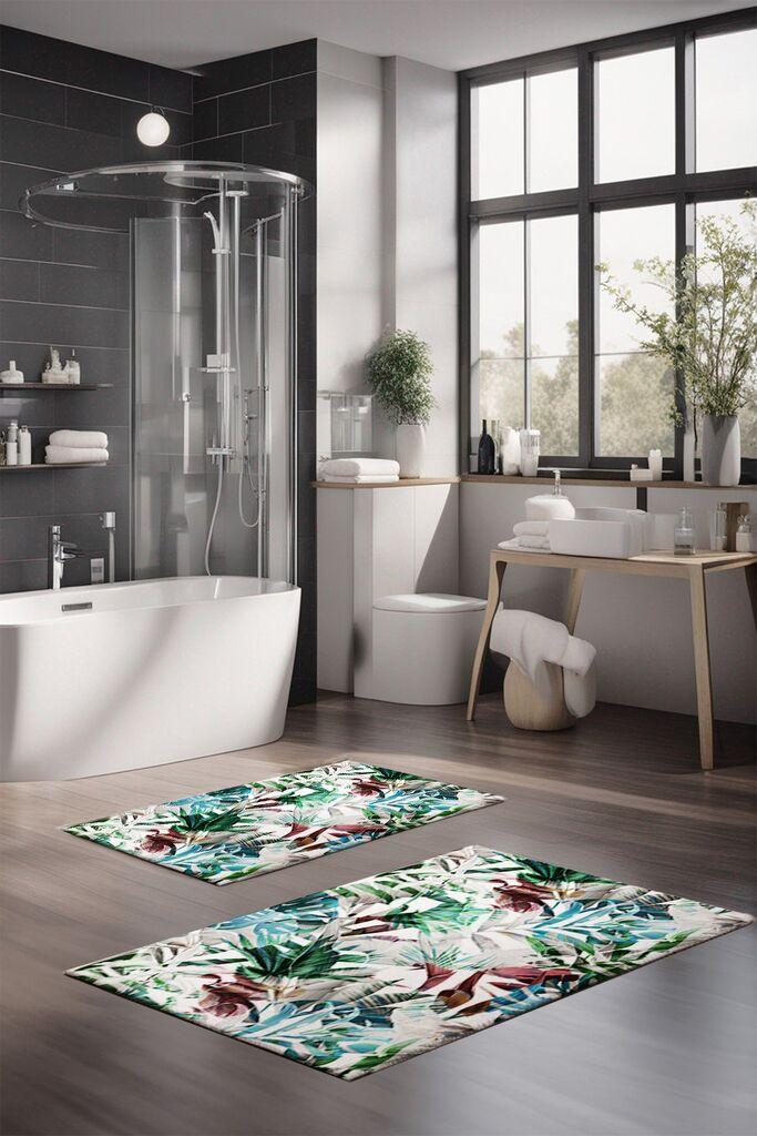 L'essentiel Maison Set prostirki za kupatilo CT-5323, 2 Komada, Šarena