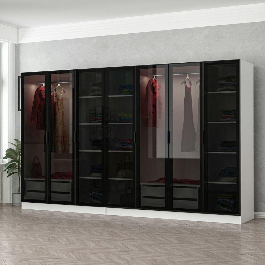 Hanah Home Kale 6666 Garderober, 315x190x52cm, Beli