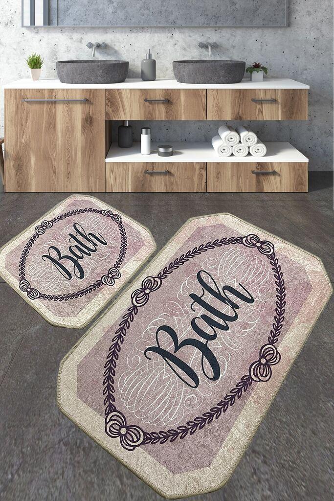 L'essentiel Maison Set 2 prostirke za kupatilo Šareni