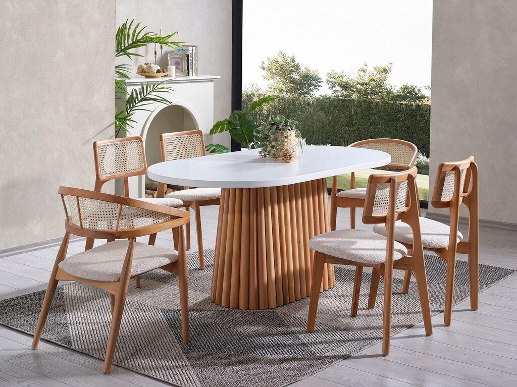 Hanah Home Trpezarijski sto Soho, 170x90x75 cm, Beli