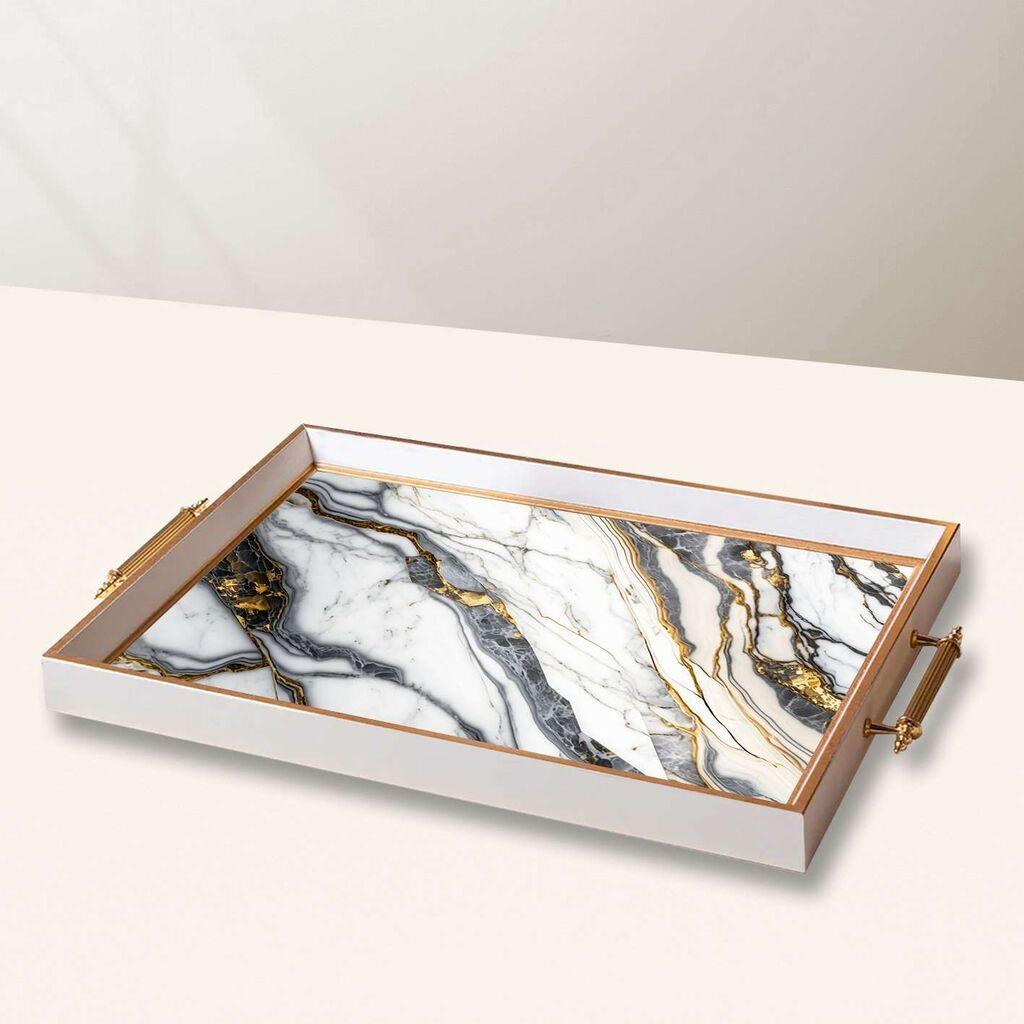 Aberto Design Poslužavnik TPB10017 50 x 29 x 3.5 cm, Šareni