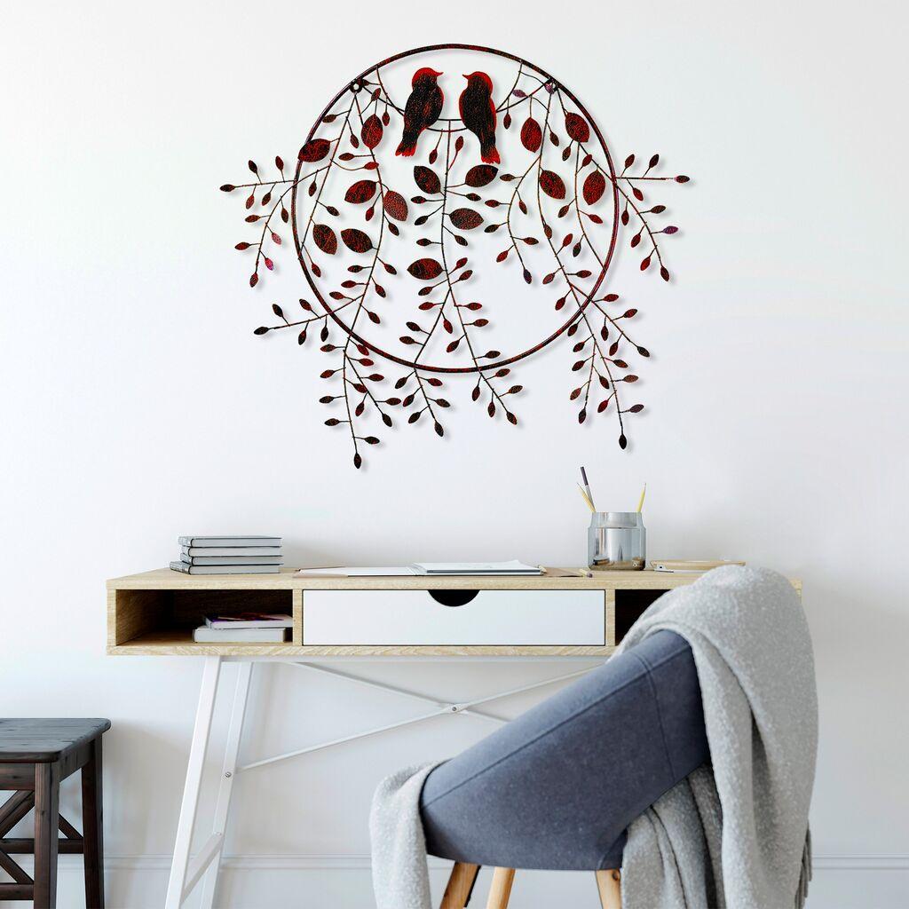 Wallity Zidna dekoracija Love of Birds, 86x75cm
