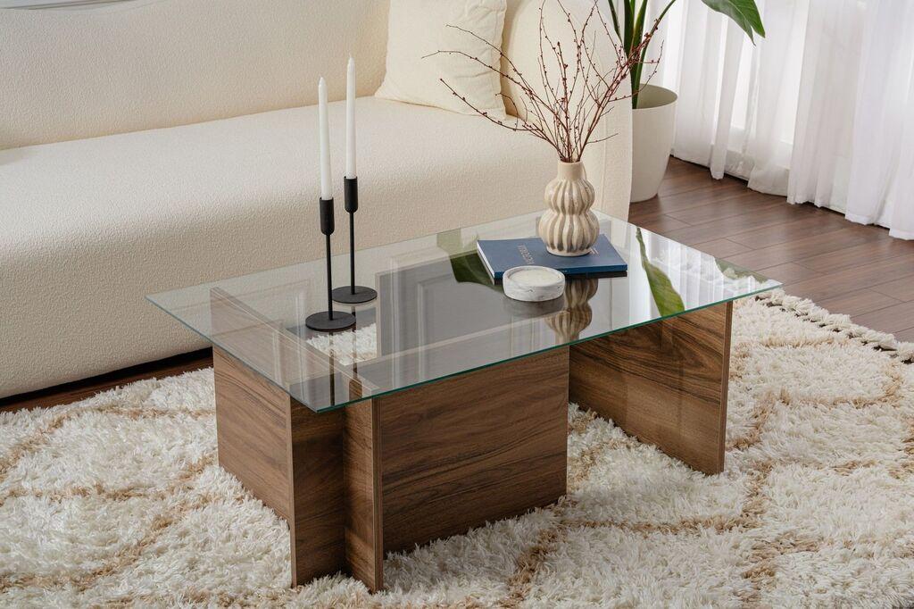 Nordure Klub sto Vetrino, 105x65x40cm, Braon
