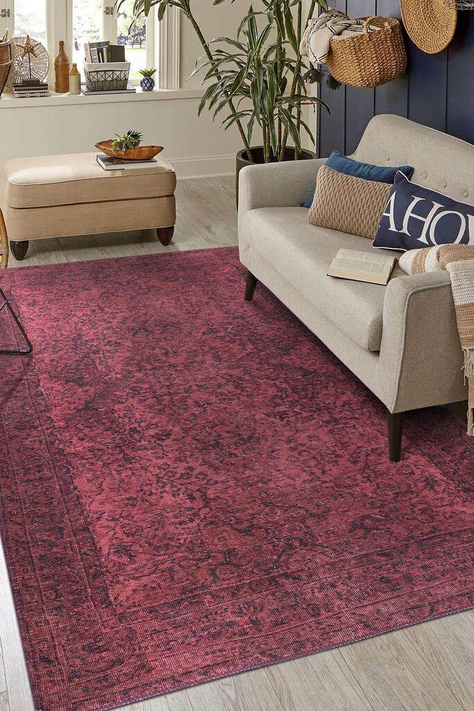 Conceptum Hypnose Tepih Folk -BA 06, 140x190 cm, Bordo