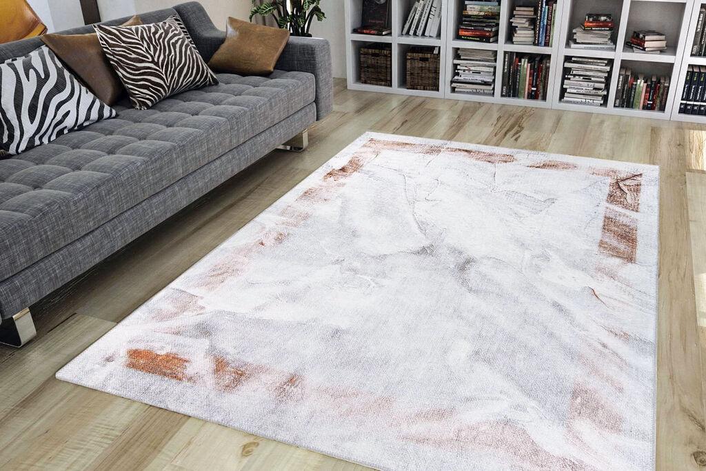 Conceptum Hypnose Tepih Fusion -AL 336, 140x190 cm, Braon-beli